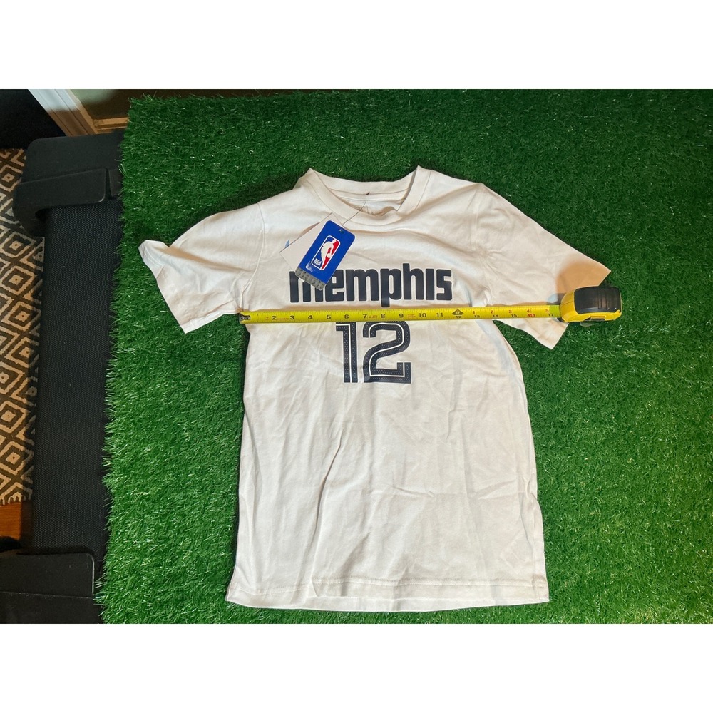 Nike Memphis Grizzlies Ja Morant12 NBAYouth T-Shirt White Size M 10-12 9Z2B7NBJS